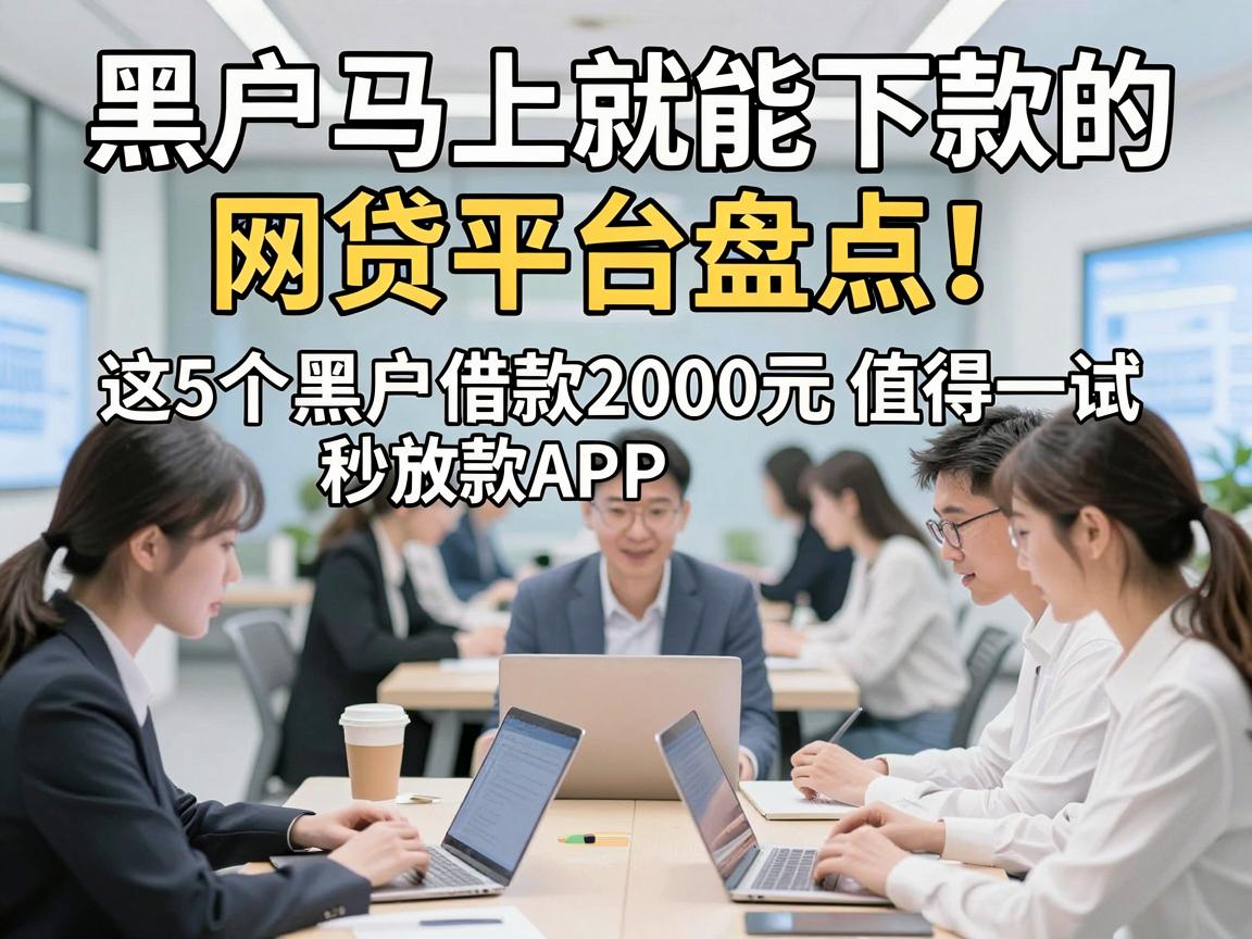 黑户马上就能下款的网贷平台盘点！这5个黑户借款2000元秒放款APP值得一试