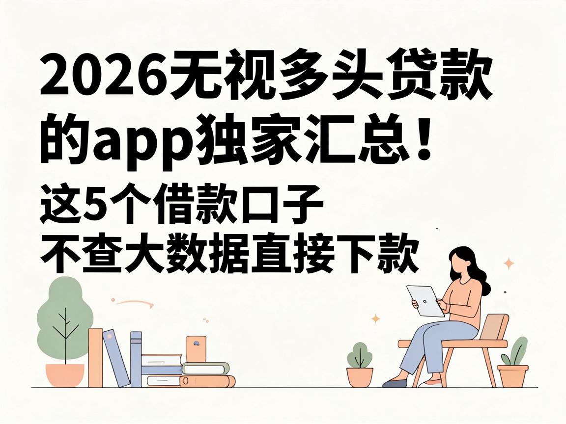 2026无视多头贷款的app独家汇总!这5个借款口子不查大数据直接下款