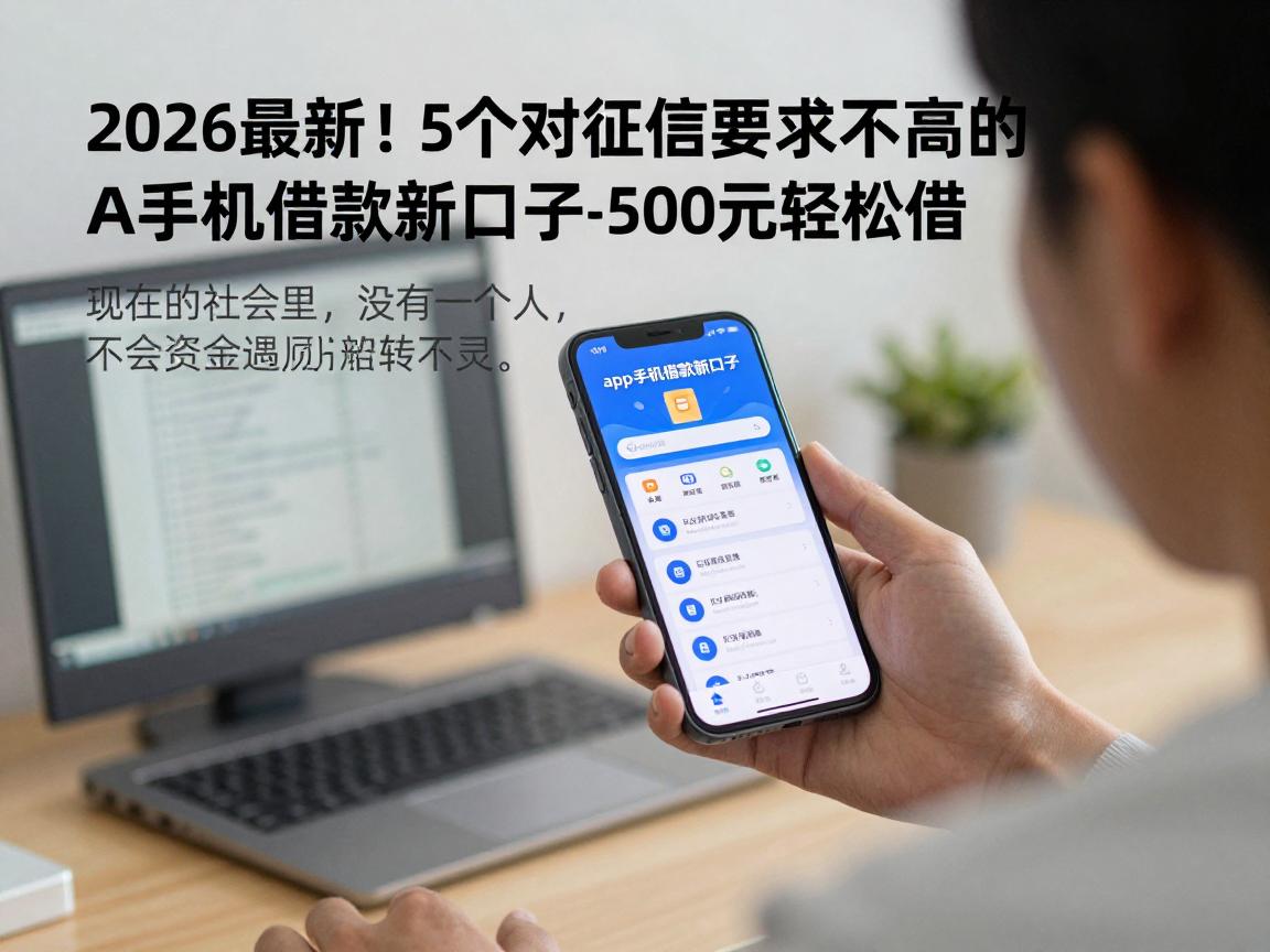 2026最新!5个对征信要求不高的app手机借款新口子,500元轻松借