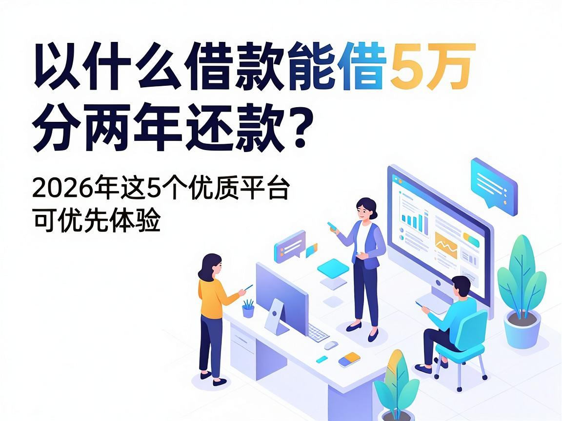 什么借款能借5万分两年还款?2026年这5个优质平台可优先体验