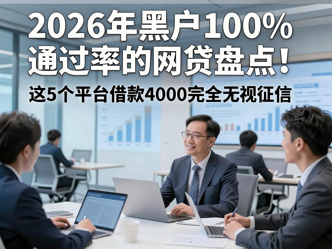 2026年黑户100%通过率的网贷盘点!这5个平台借款4000完全无视征信
