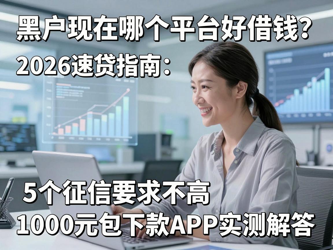 黑户现在哪个平台好借钱？2026速贷指南：5个征信要求不高、1000元包下款APP实测解答