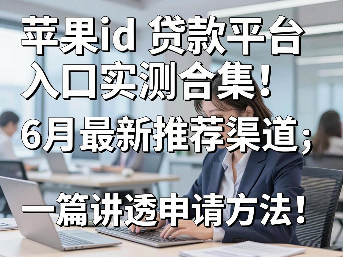 苹果id贷款平台入口实测合集！6月最新推荐渠道，一篇讲透申请方法