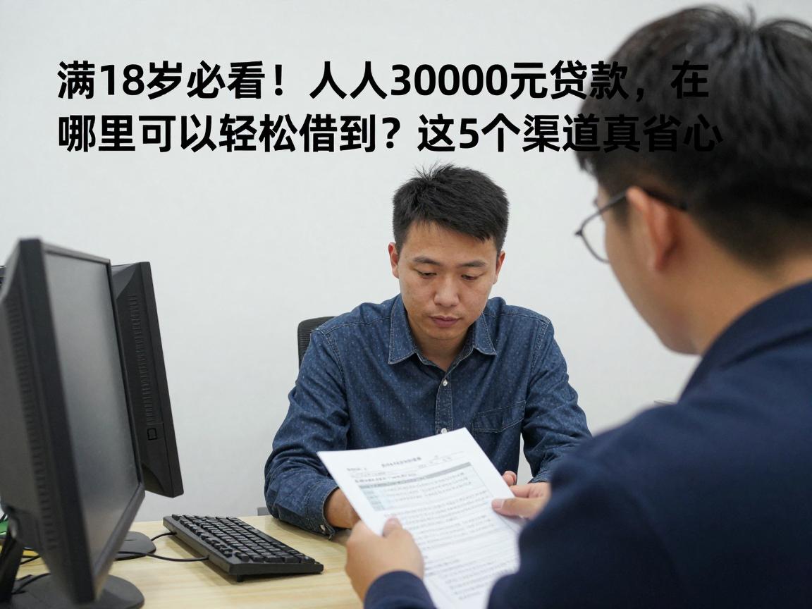 满18岁必看!人人3000元贷款在哪里可以轻松借到?这5个渠道真省心