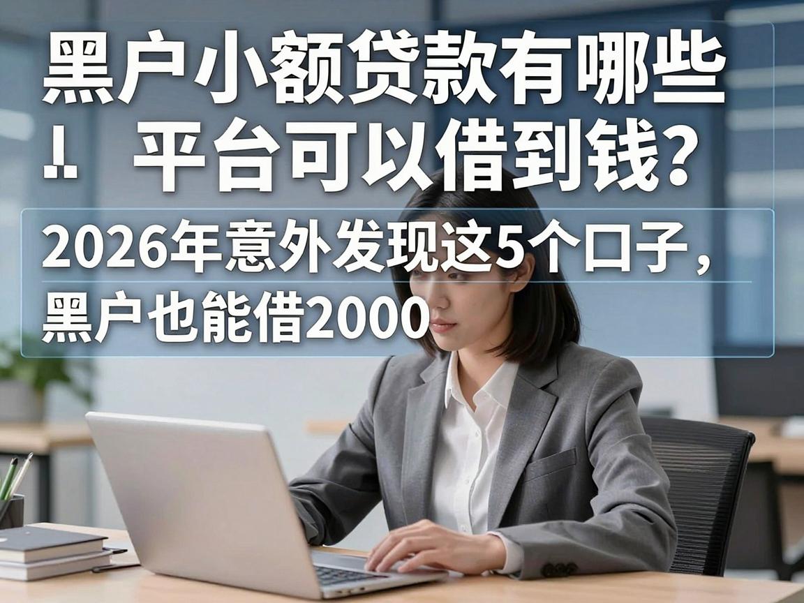 黑户小额贷款有哪些平台可以借到钱？2026年意外发现这5个口子，黑户也能借2000！