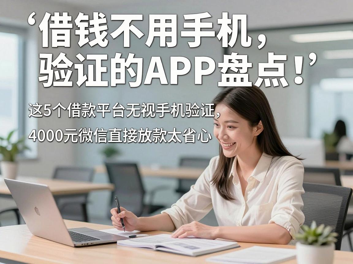 借钱不用手机验证的APP盘点!这5个借款平台无视手机验证,4000元微信直接放款太省心