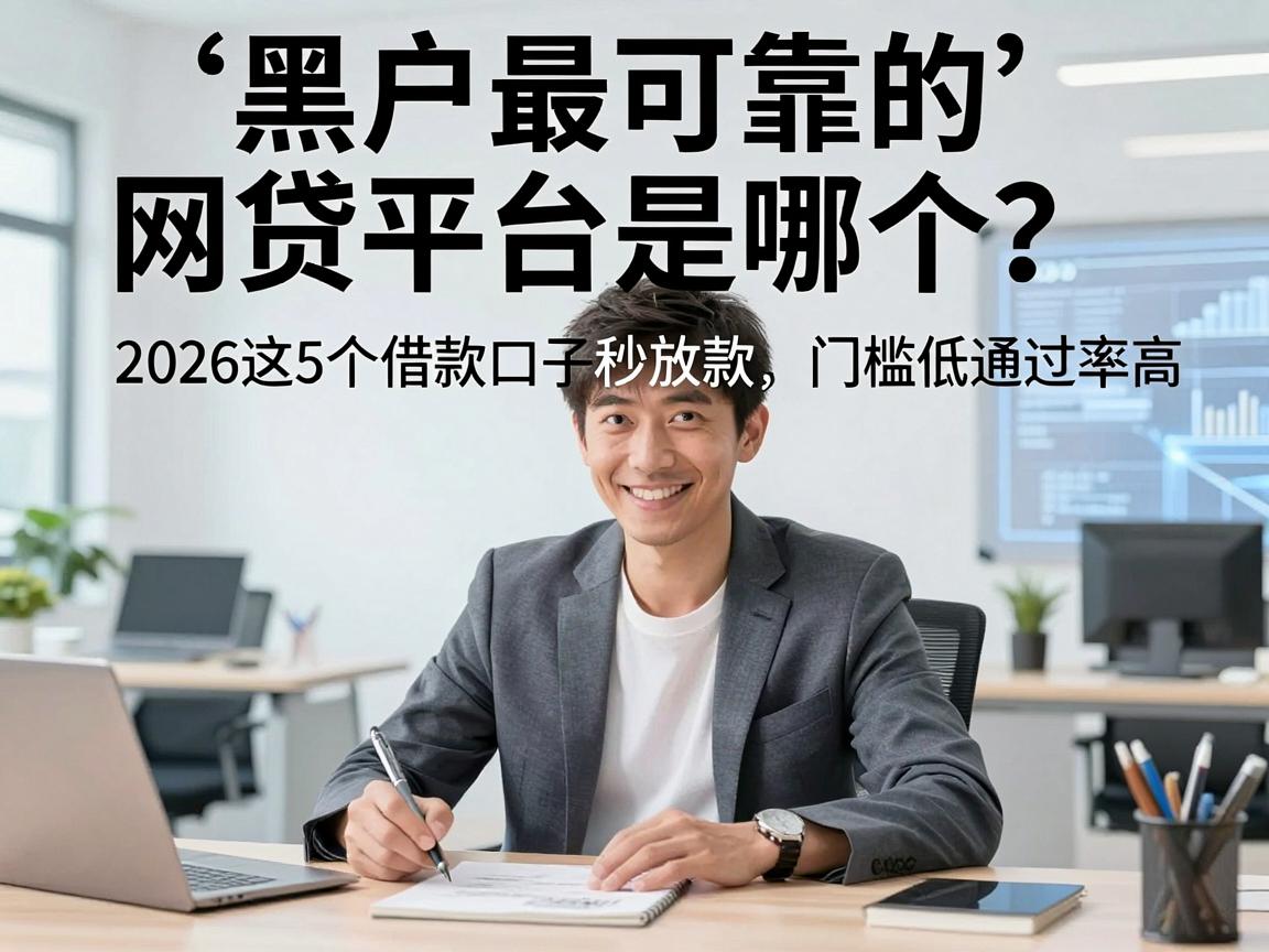 黑户最可靠的网贷平台是哪个?2026这5个借款口子秒放款、门槛低通过率高