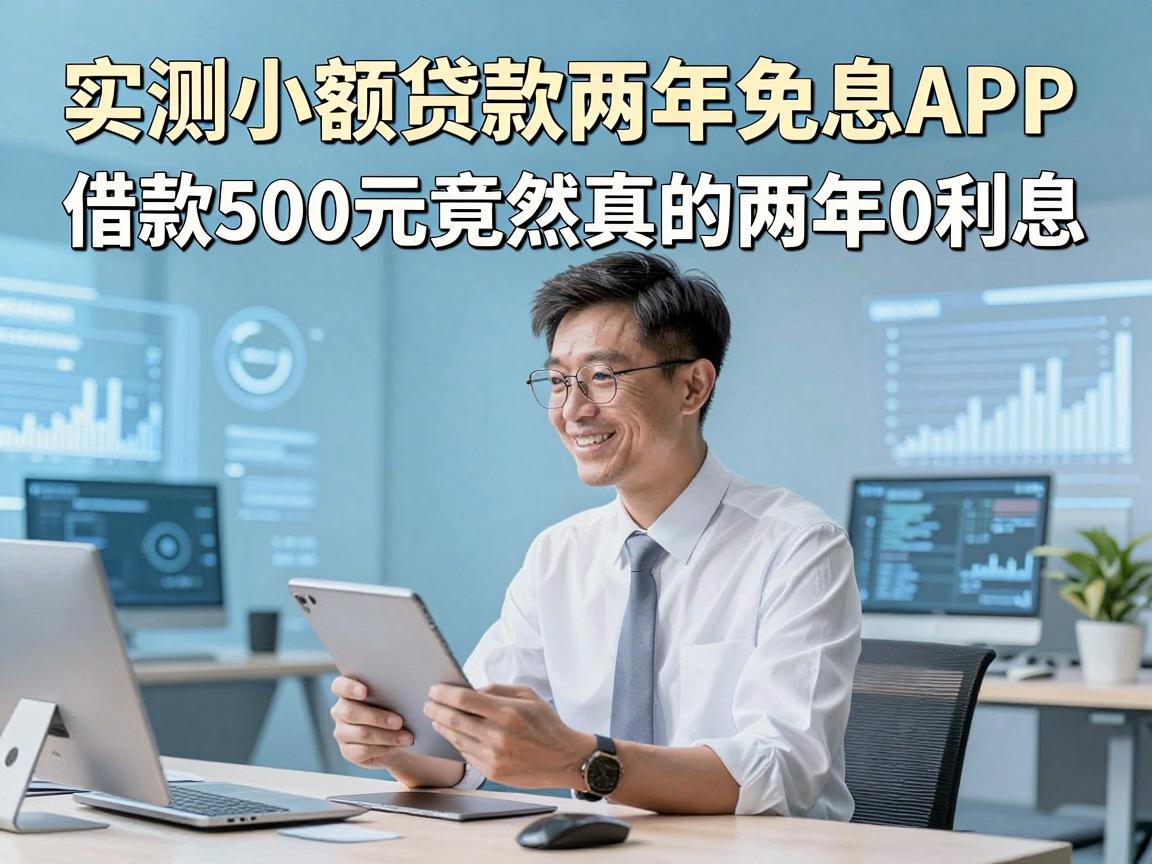 实测小额贷款两年免息APP,借款500元竟然真的两年0利息!