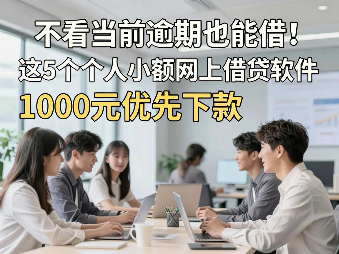 不看当前逾期也能借!这5个个人小额网上借贷软件,1000元优先下款