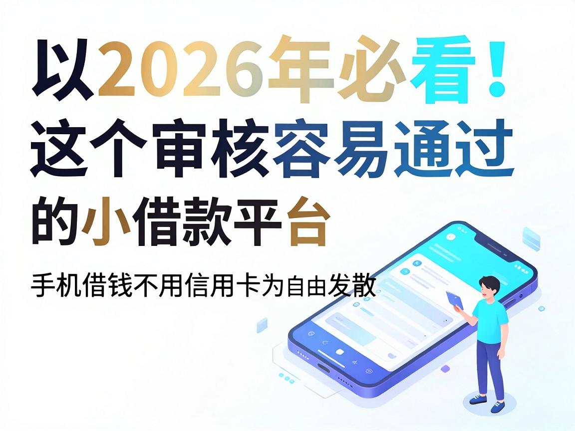 2026年必看!这5个审核容易通过的小借款平台,手机借钱不用信用卡