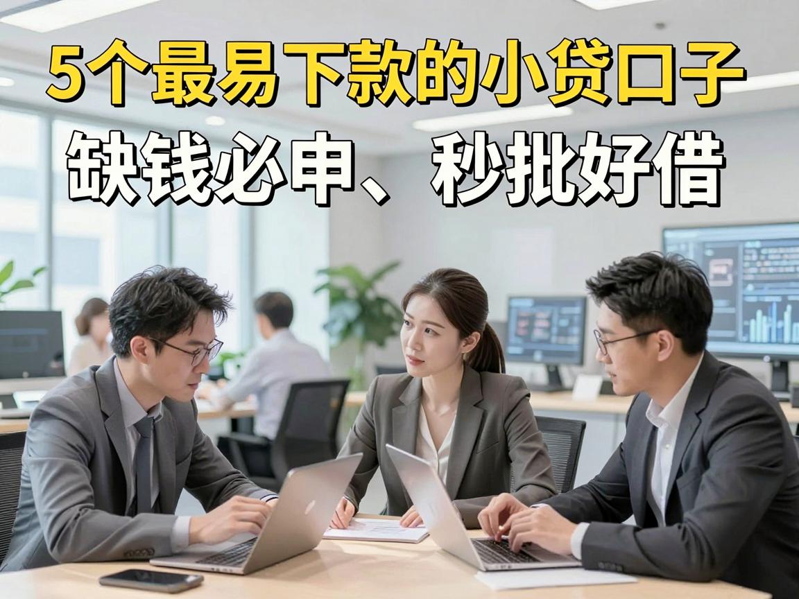 5个最易下款的小贷口子,缺钱必申、秒批好借!