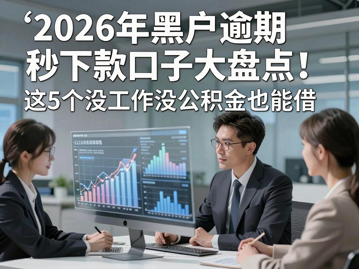 2026年黑户逾期秒下款口子大盘点!这5个没工作没公积金也能借