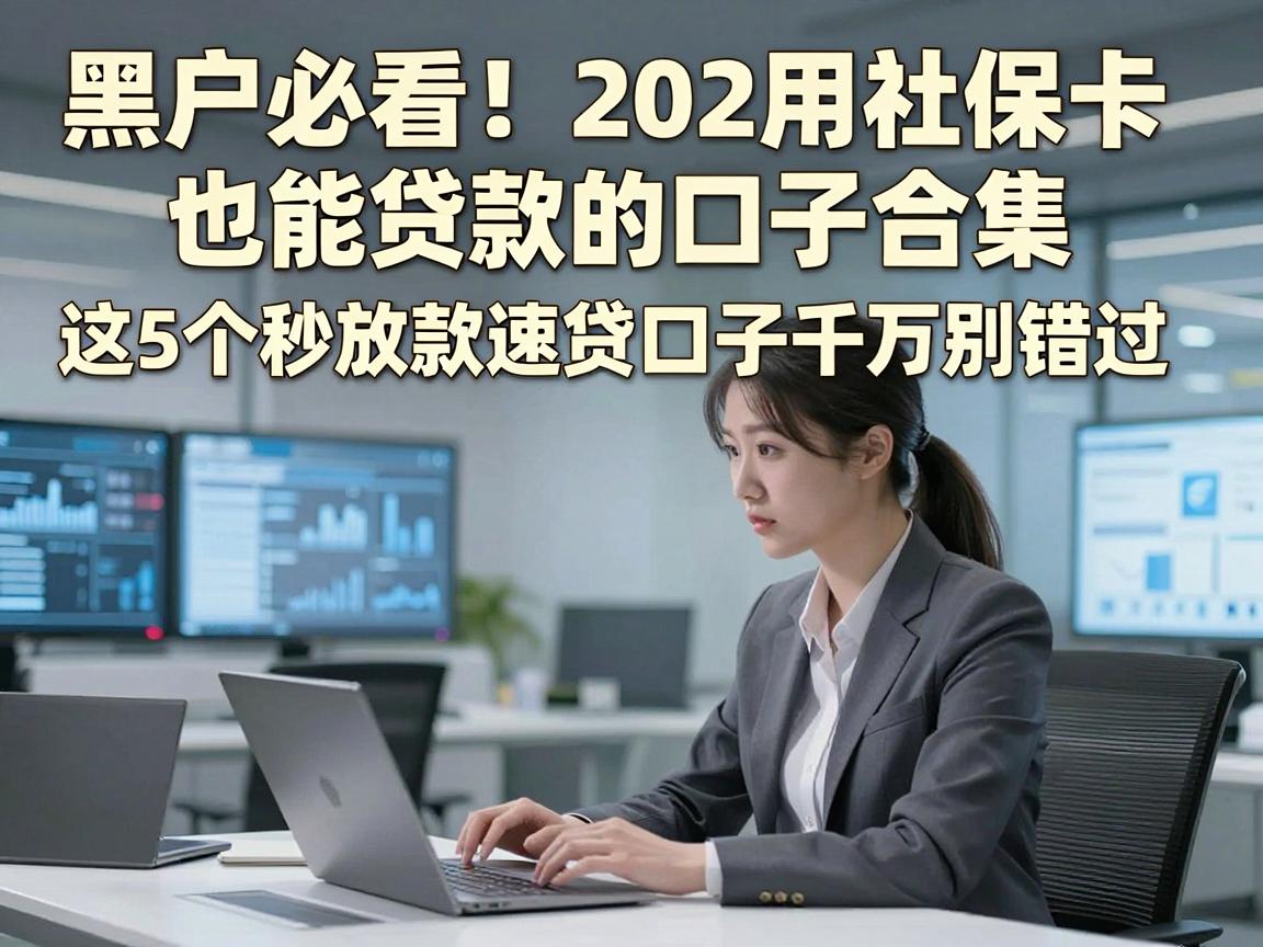 黑户必看!202用社保卡也能贷款的口子合集这5个秒放款速贷口子千万别错过