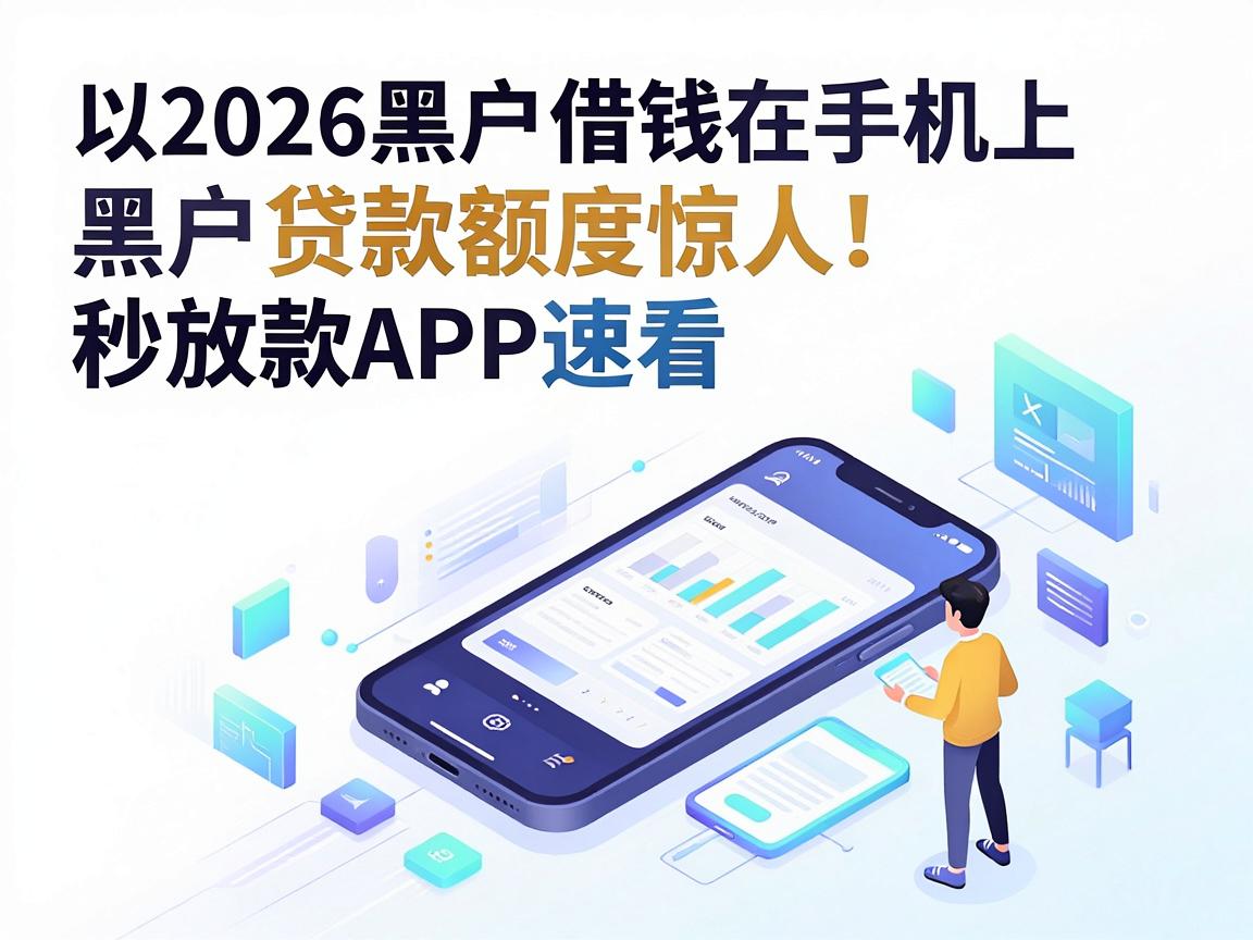 2026黑户借钱在手机上借钱额度惊人！这5个黑户贷款2000元秒放款APP速看
