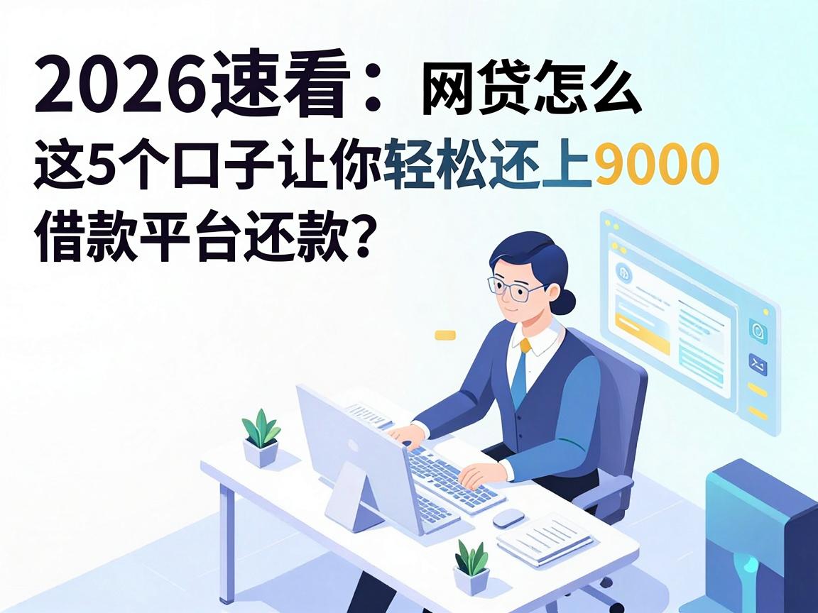 2026速看:网贷怎么容易通过借款平台还款?这5个口子让你轻松还上9000