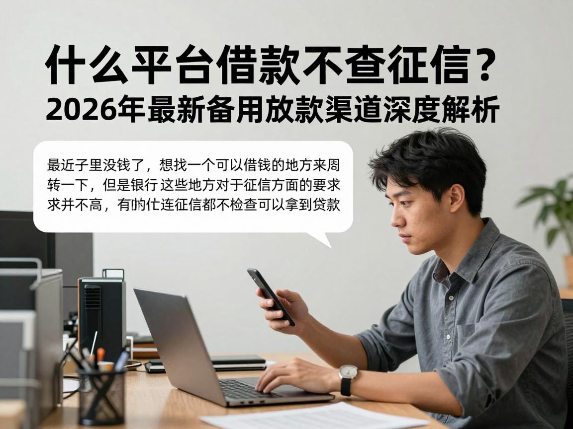 什么平台借款不查征信?2026年最新备用放款渠道深度解析