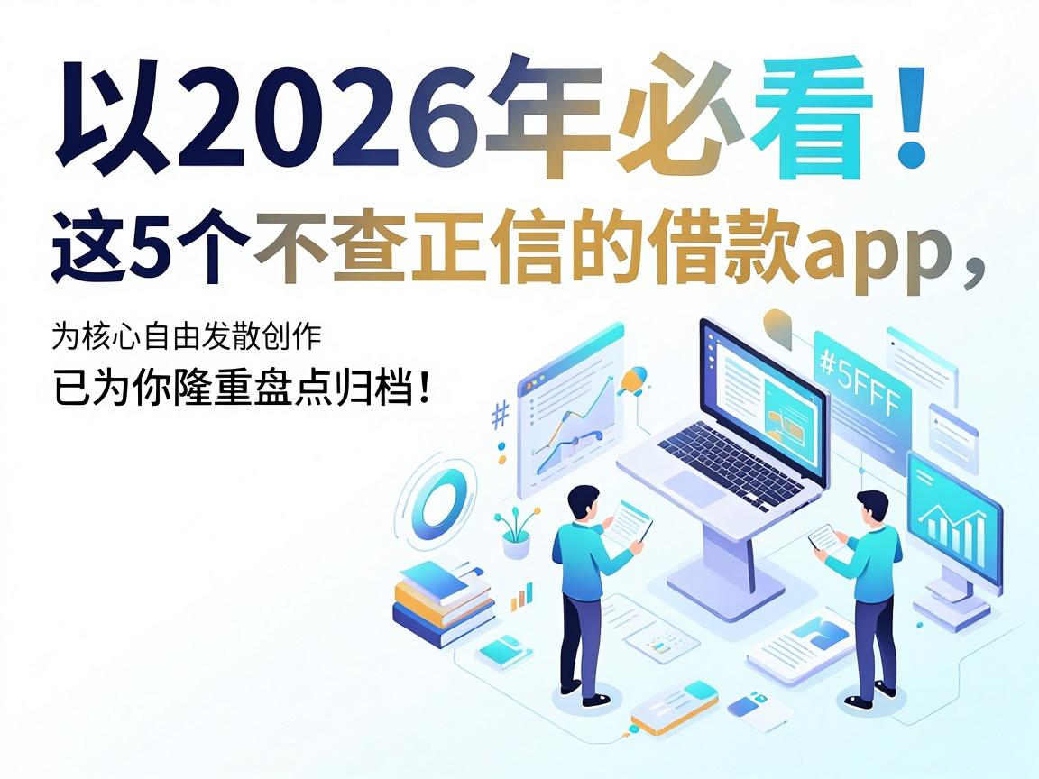 2026年必看!这5个不查正信的借款app,已为你隆重盘点归档!