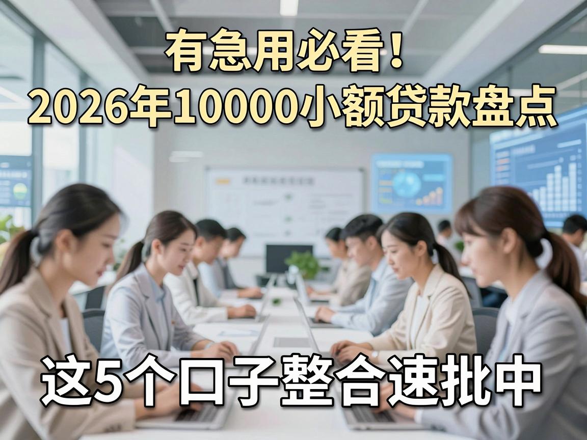有急用必看!2026年10000小额贷款盘点,这5个口子整合速批中