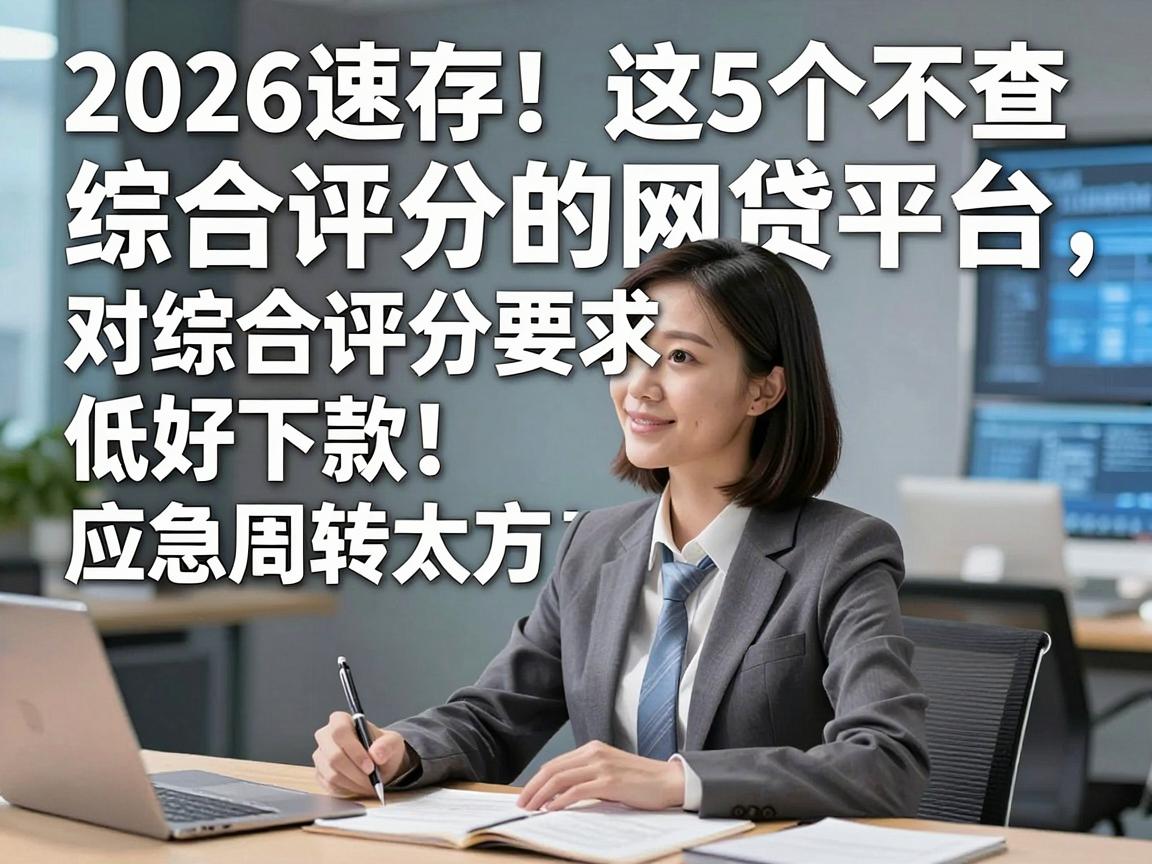 2026速存！这5个不查综合评分的网贷平台，对综合评分要求低好下款，应急周转太方便了！