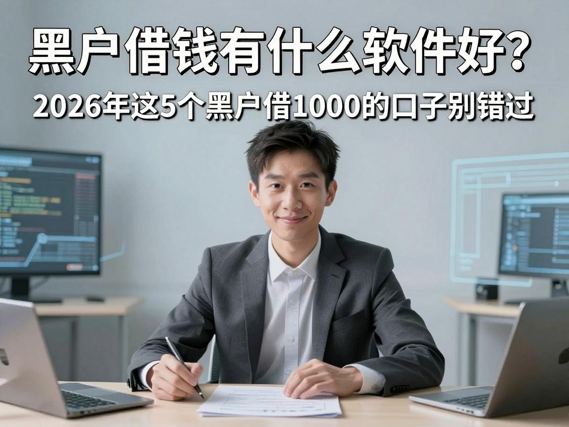 黑户借钱有什么软件好?2026年这5个黑户借1000的口子别错过!