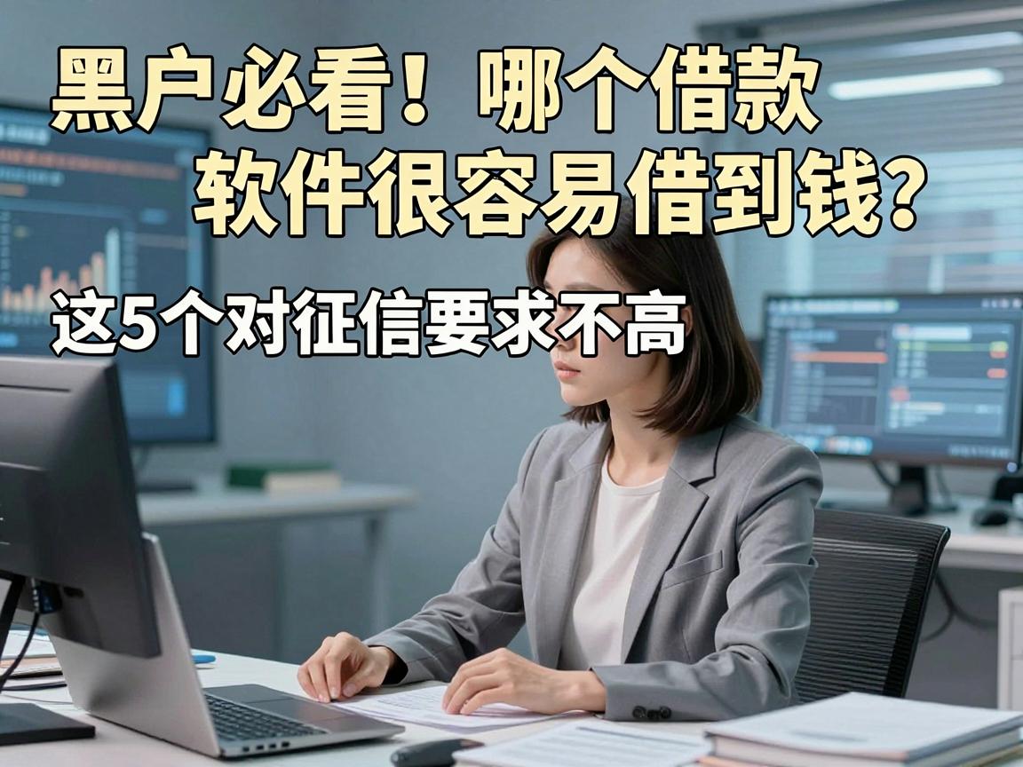 黑户必看!哪个借款软件很容易借到钱?这5个对征信要求不高