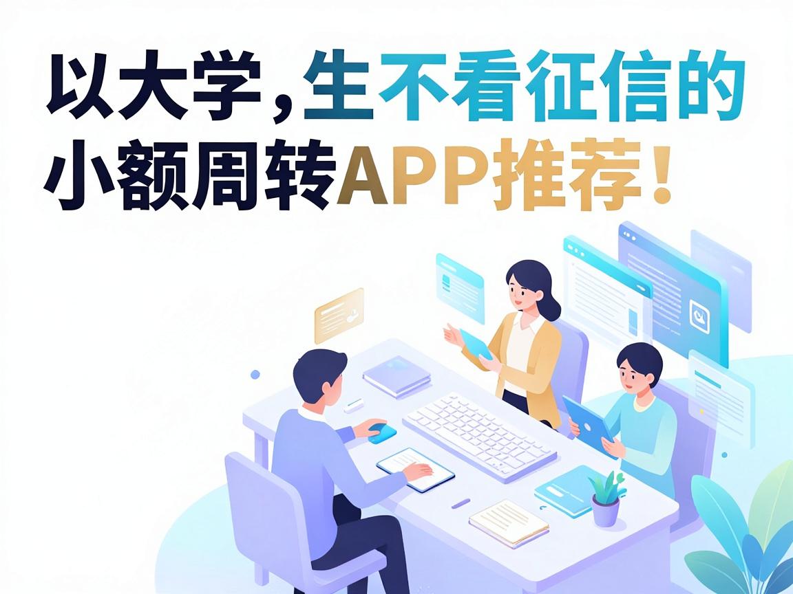 大学生不看征信的小额周转APP推荐!这5个借款软件无视征信秒过