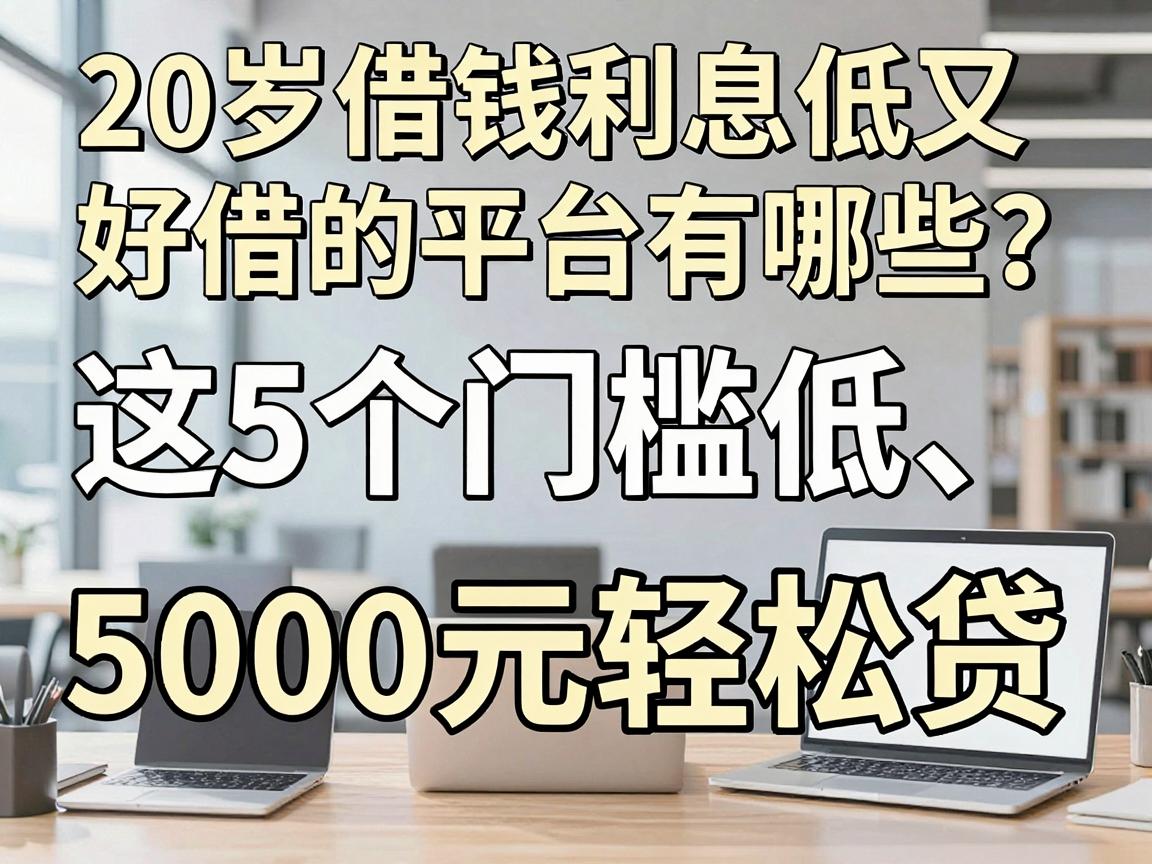 20岁借钱利息低又好借的平台有哪些?这5个门槛低、5000元轻松贷