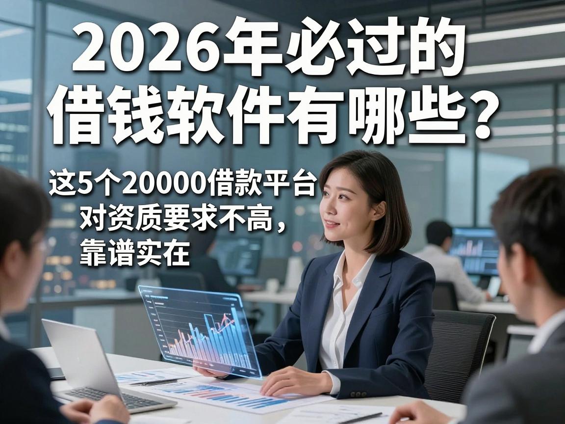 2026年必过的借钱软件有哪些?这5个20000借款平台对资质要求不高,靠谱实在!