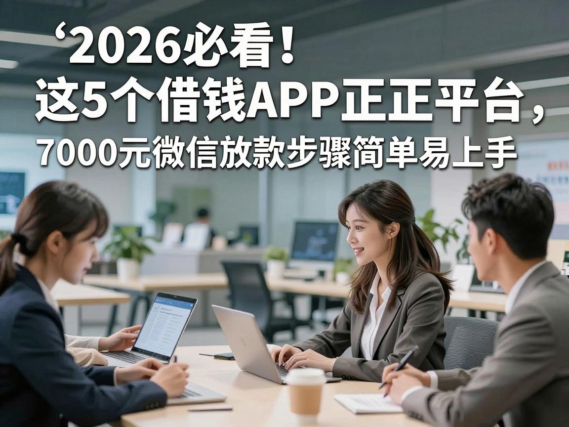 2026必看!这5个借钱APP正规平台,7000元微信放款步骤简单易上手