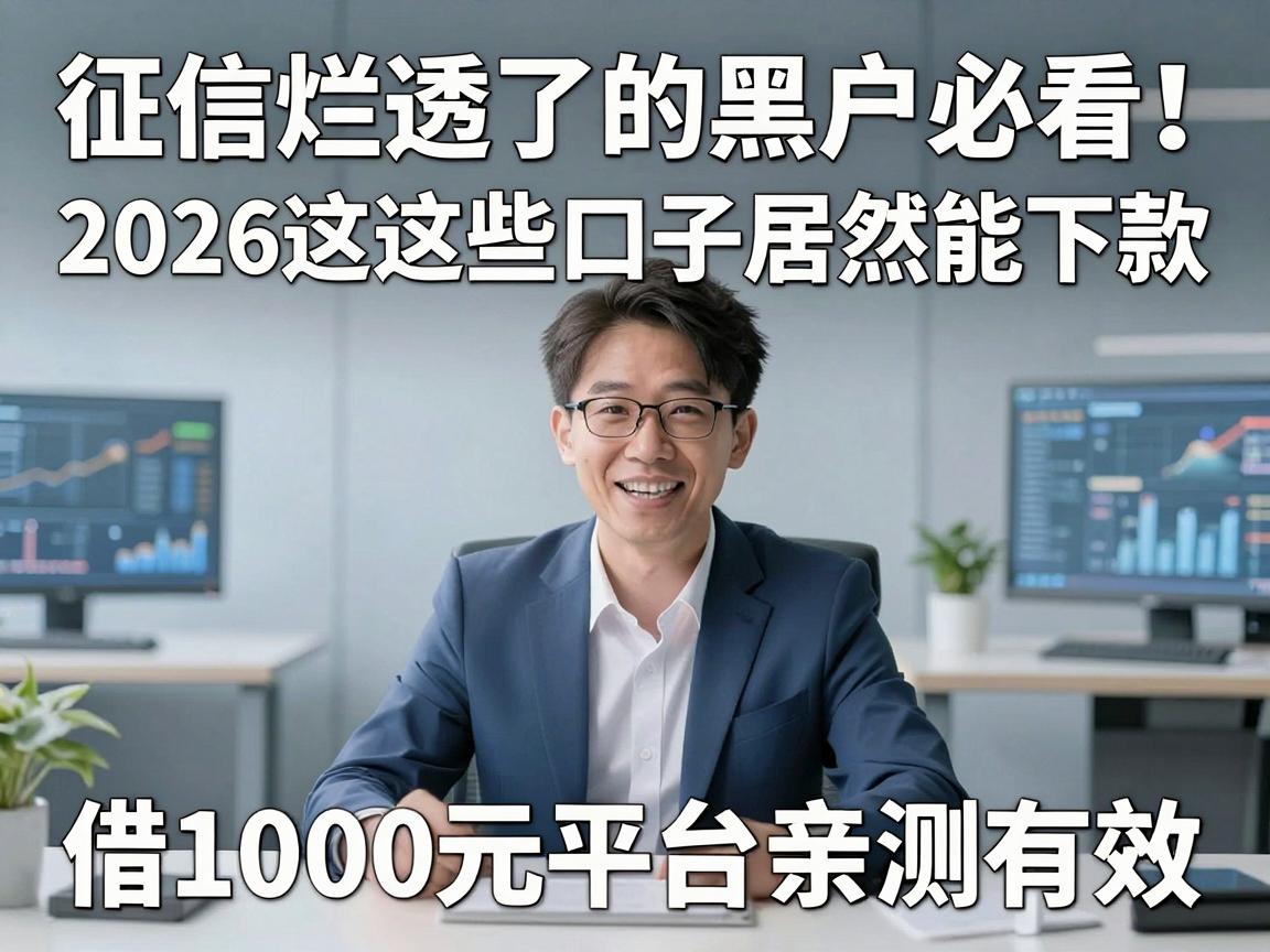 征信烂透了的黑户必看!2026这些口子居然能下款,借1000元平台亲测有效