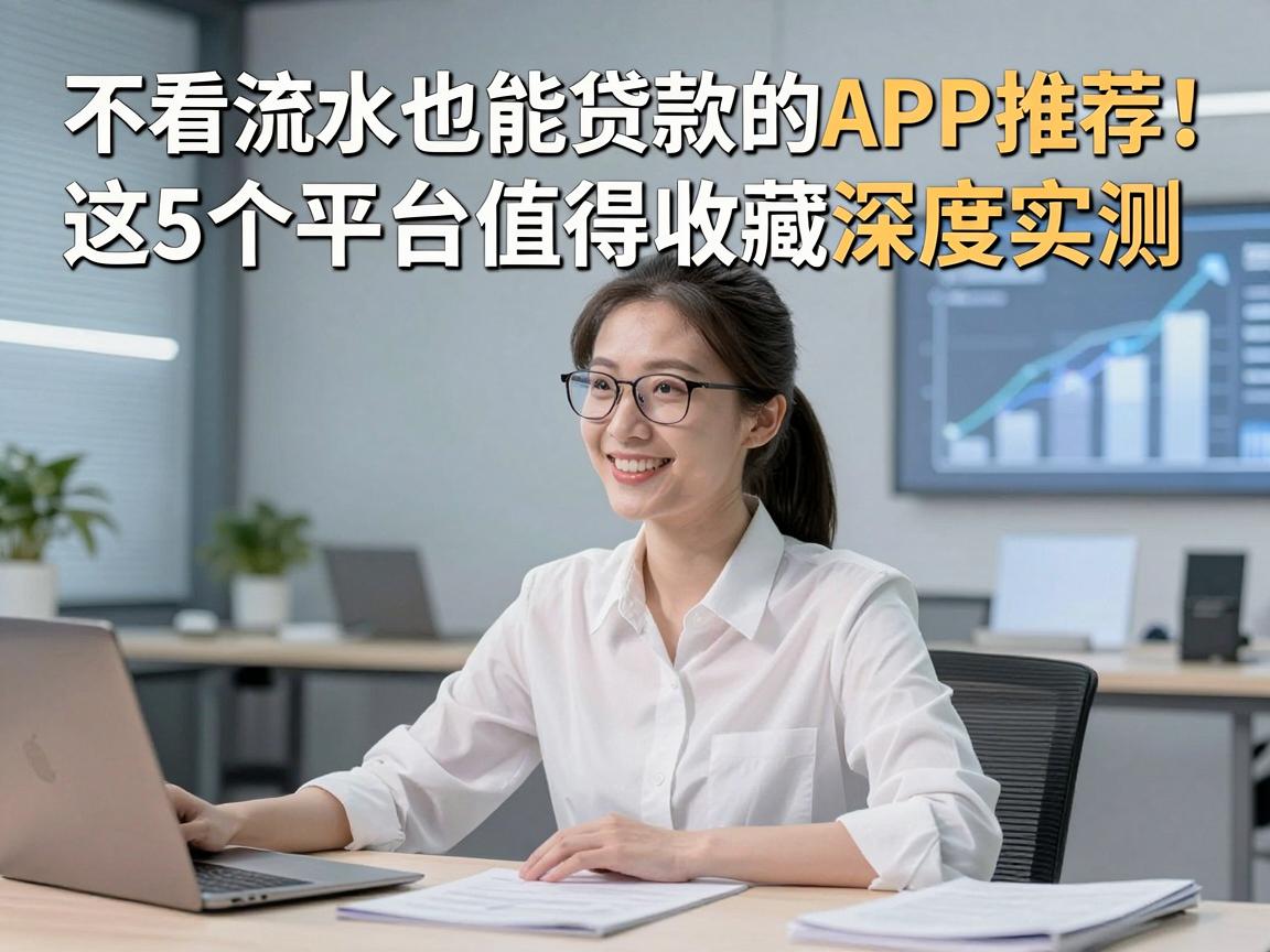 不看流水也能贷款的APP推荐!这5个平台值得收藏深度实测