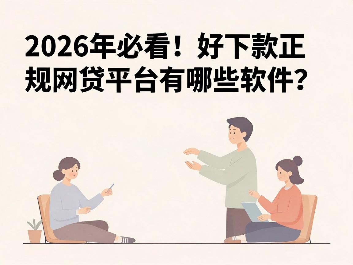2026年必看!好下款正规网贷平台有哪些软件?这5个正规贷款对5000金额要求不高