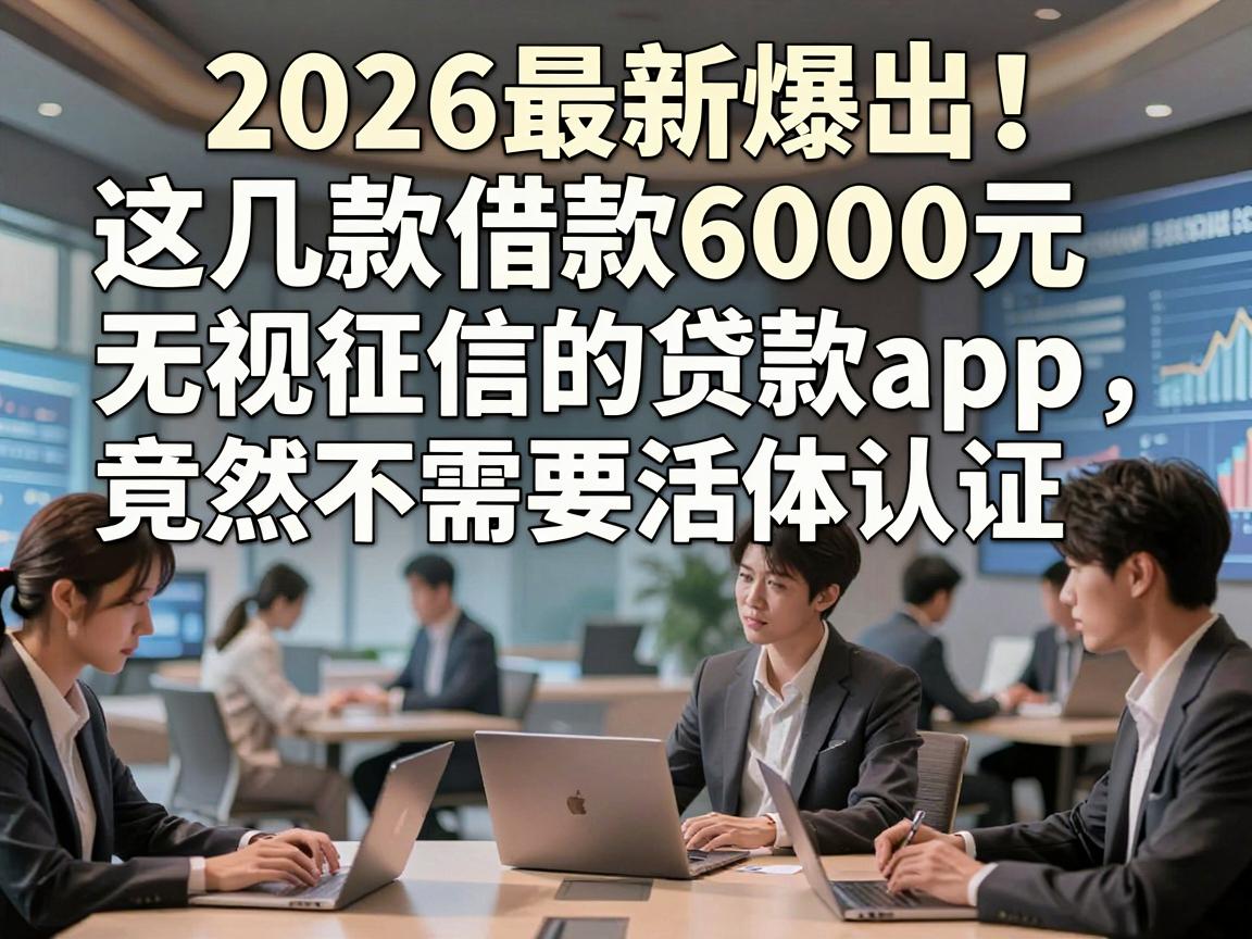 2026最新爆出!这几款借款6000元无视征信的贷款app,竟然不需要活体认证?