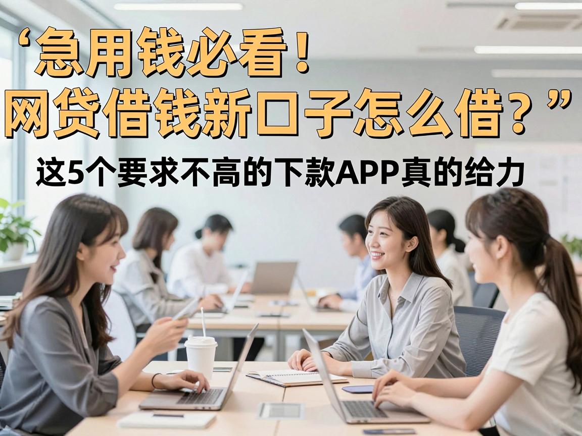 急用钱必看!网贷借钱新口子怎么借?这5个要求不高的下款APP真的给力