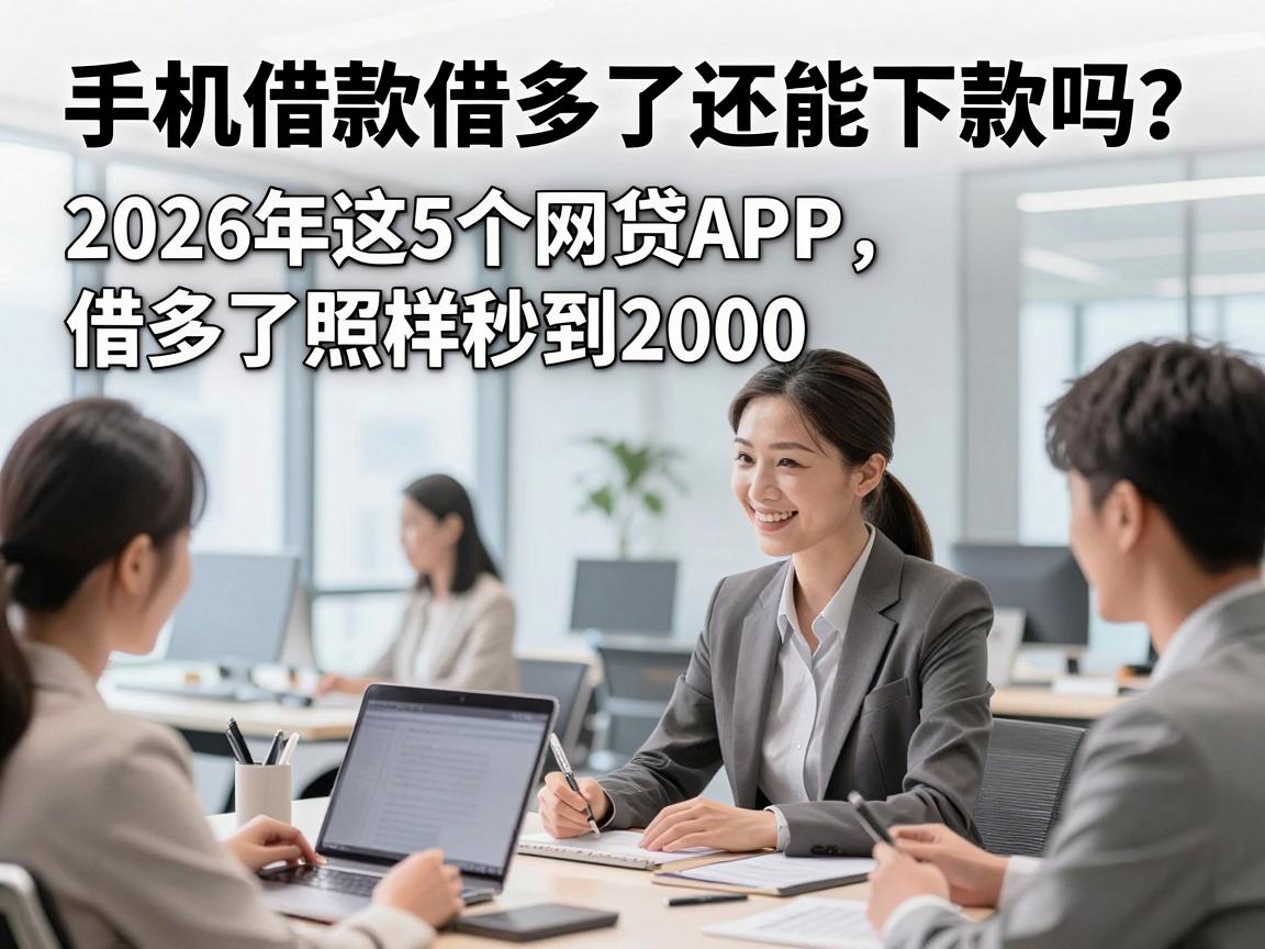 手机借款借多了还能下款吗?2026年这5个网贷APP,借多了照样秒到2000!