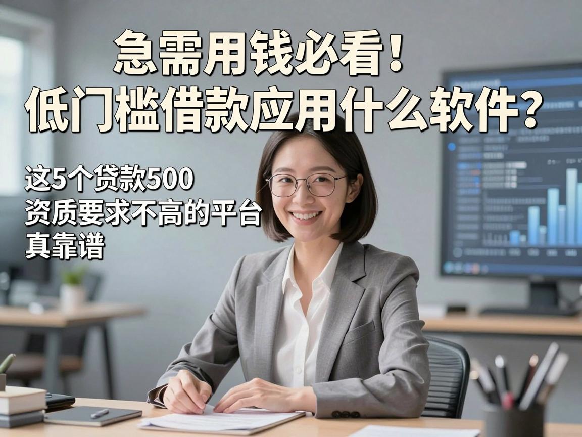 急需用钱必看!低门槛借款应用什么软件?这5个贷款500资质要求不高的平台真靠谱