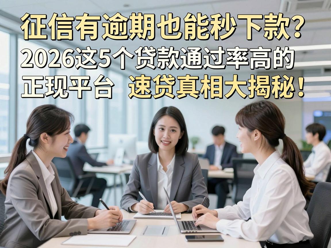 征信有逾期也能秒下款?2026这5个贷款通过率高的正规平台速贷真相大揭秘