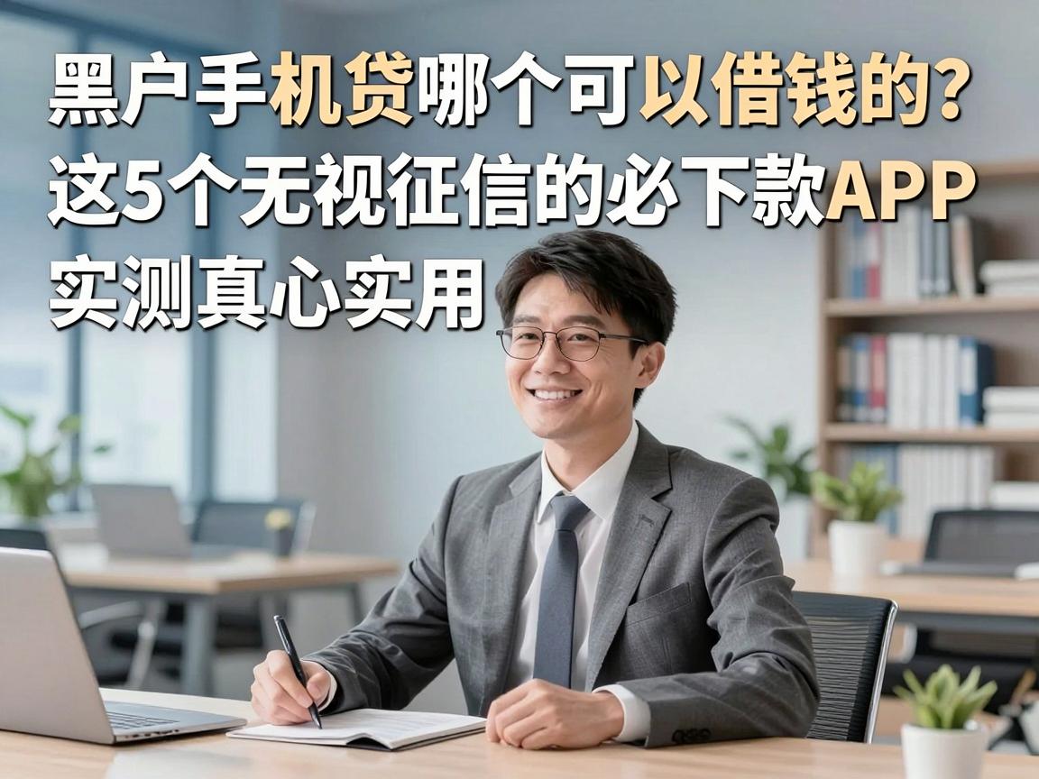黑户手机贷哪个可以借钱的？这5个无视征信的必下款APP，实测真心实用！