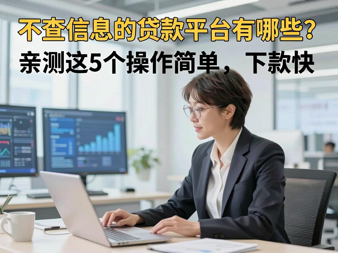 不查信息的贷款平台有哪些?亲测这5个操作简单、下款快