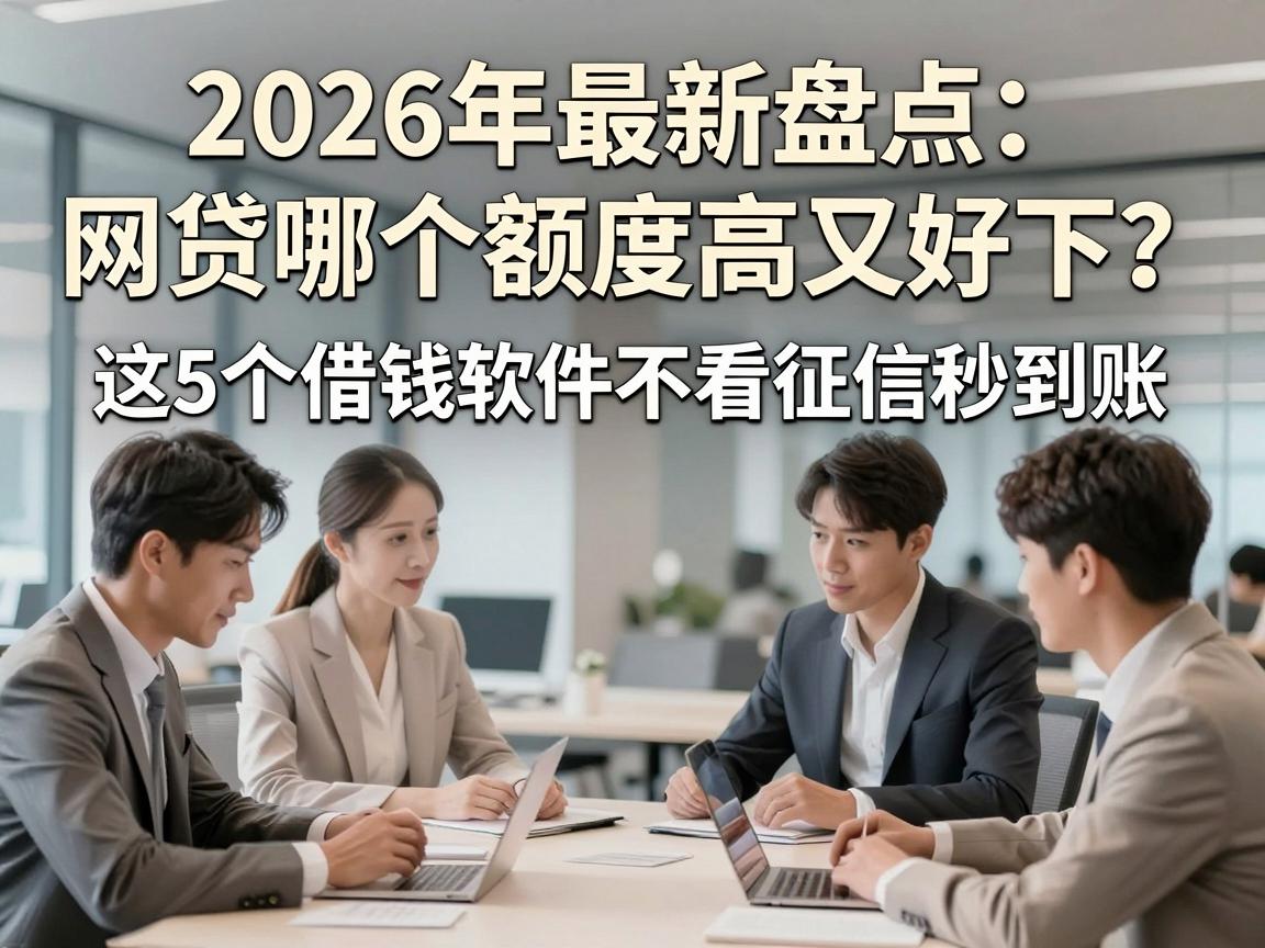 2026年最新盘点:网贷哪个额度高又好下?这5个借钱软件不看征信秒到账