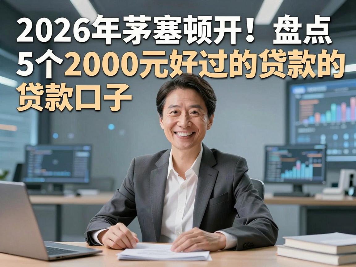 2026年茅塞顿开!盘点5个2000元好过的贷款口子2026,急用钱必看