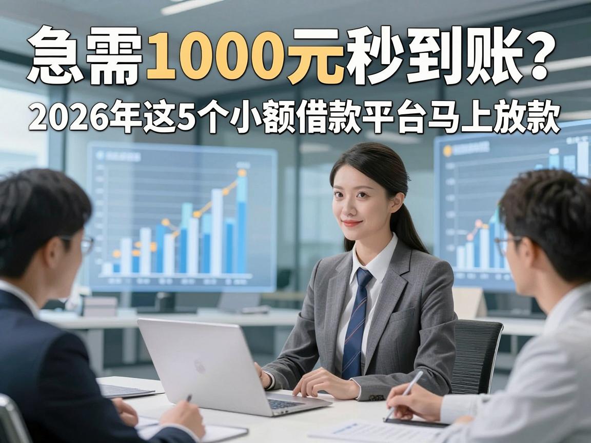 急需1000元秒到账?2026年这5个小额借款平台马上放款,要求不高!