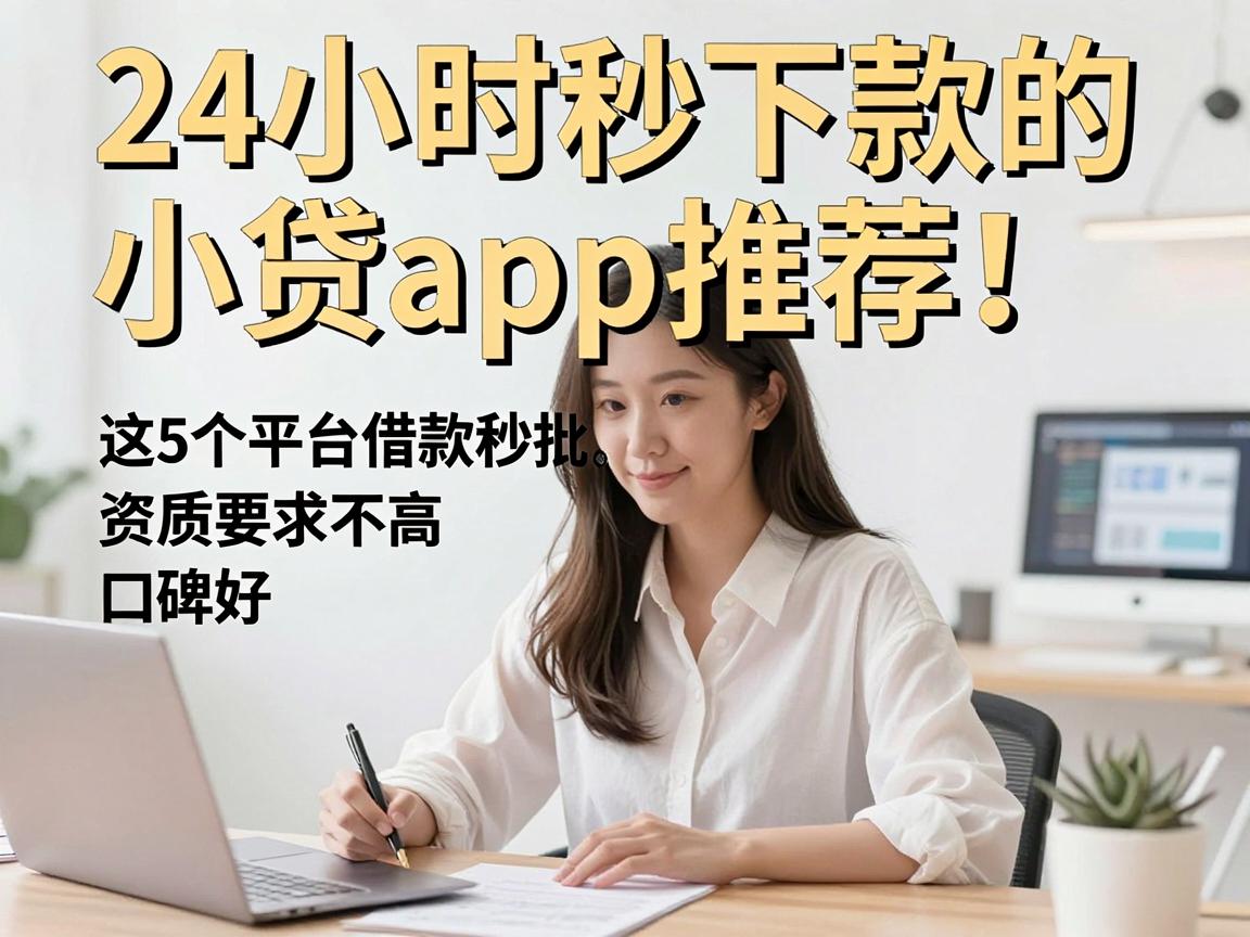 24小时秒下款的小贷app推荐!这5个平台借款秒批、资质要求不高且口碑好