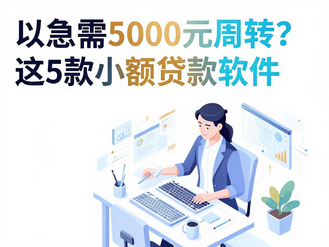 急需5000元周转？这5款小额贷款软件实测靠谱