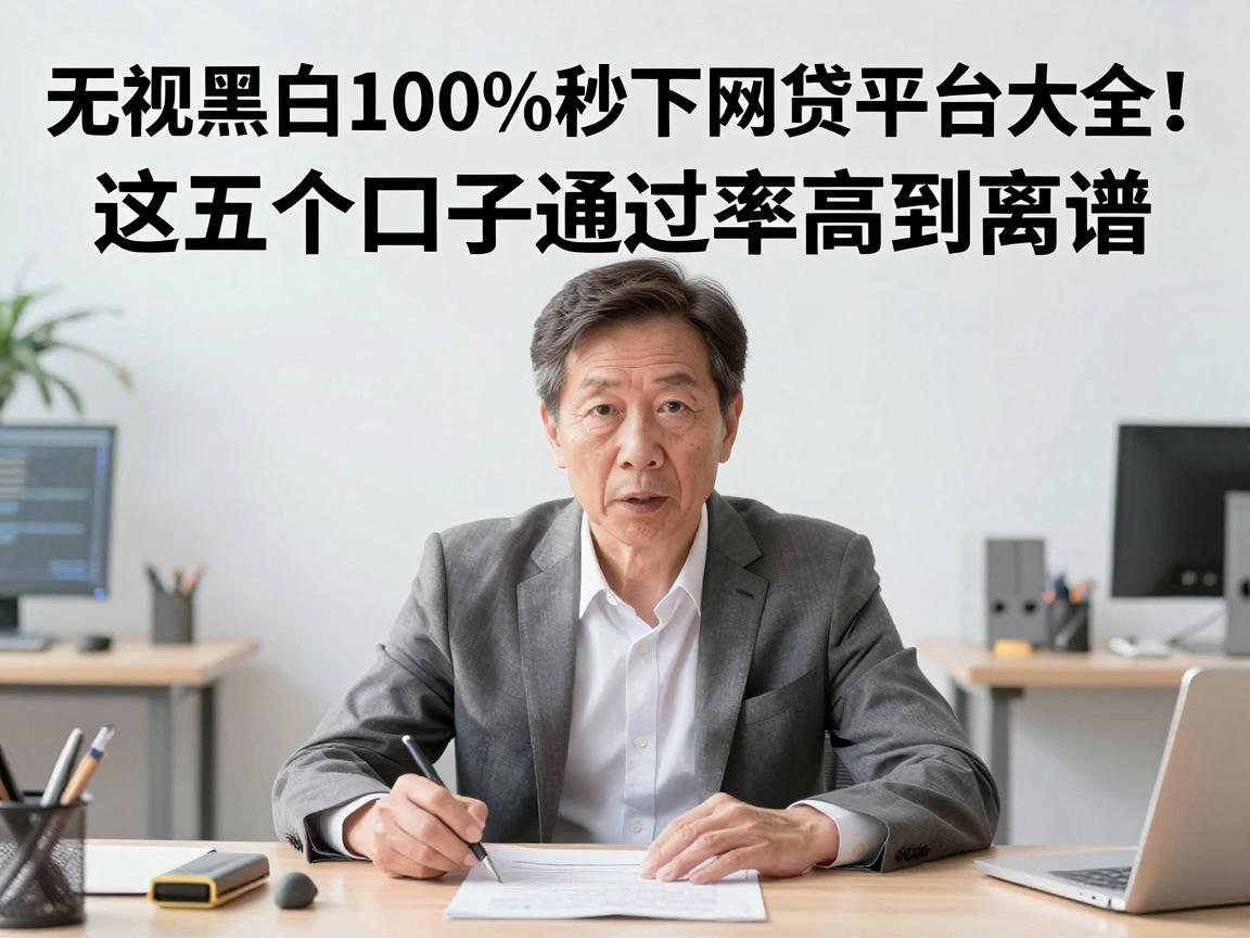 无视黑白100%秒下网贷平台大全!这五个口子通过率高到离谱