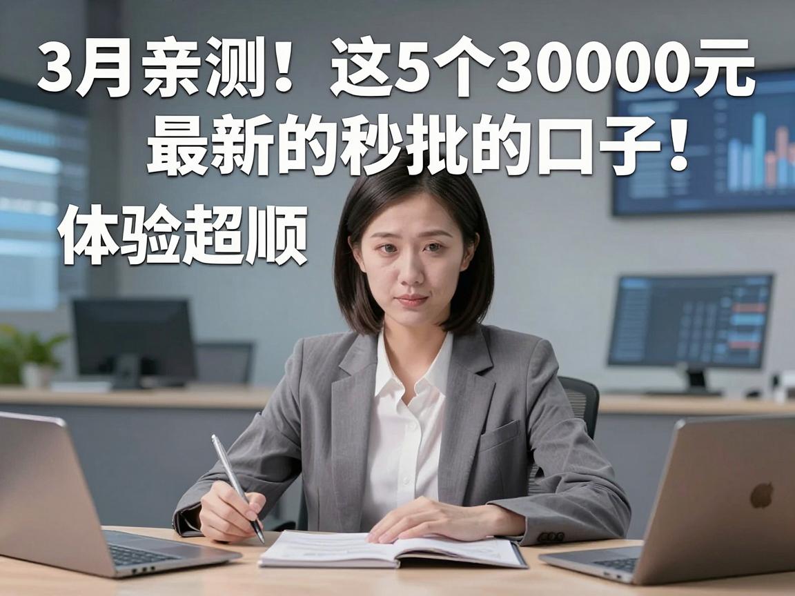 3月亲测!这5个30000元最新的秒批的口子,体验超顺