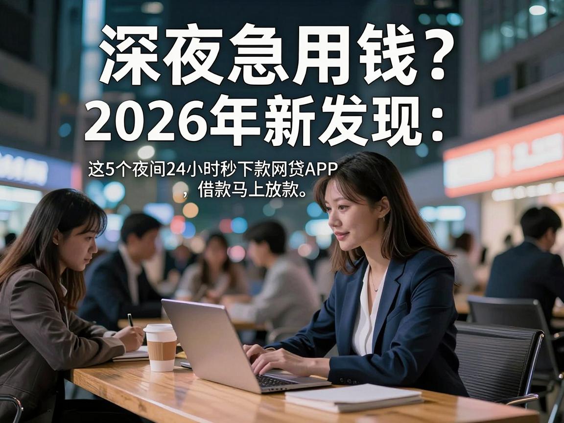深夜急用钱？2026年新发现：这5个夜间24小时秒下款网贷APP，借款马上放款！