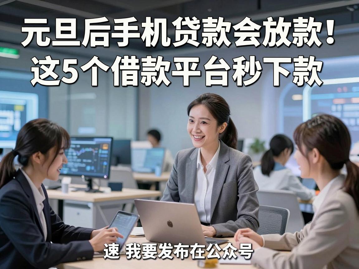 元旦后手机贷款会放款!这5个借款平台秒下款,速看