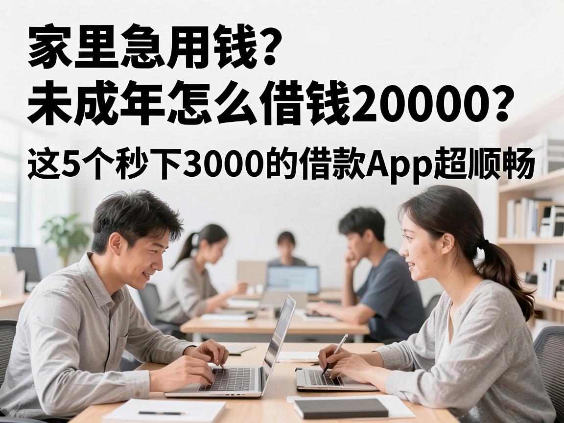 家里急用钱?未成年怎么借钱20000?这5个秒下3000的借款App超顺畅!