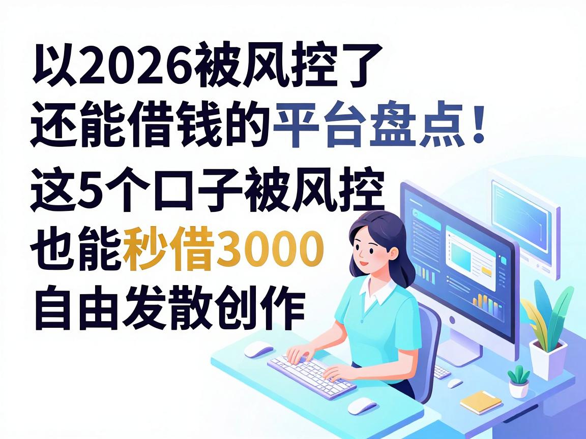 2026被风控了还能借钱的平台盘点!这5个口子被风控也能秒借3000
